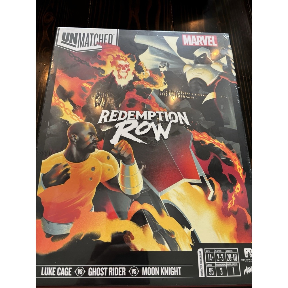 Unmatched Marvel: Redemption Row Board Game (New & Sealed)